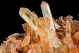 Tangerine Quartz Crystal Cluster - Madagascar #107078-1